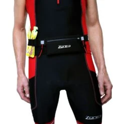 Zone3 Neoprene Pouch Race Belt With Neoprene Pouch - Black/white/gold -RunGear Elite 163989 03 d 293985