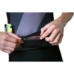 Zone3 Lycra Fuel Pouch Race Belt - Black/white/gold -RunGear Elite 163990 03 d 293991