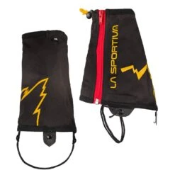 La Sportiva Winter Running Gaiters - Black/Yellow