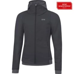 GOREWEAR R3 GORE® WINDSTOPPER® Thermo Women's Hoodie - Terra Grey 0R00