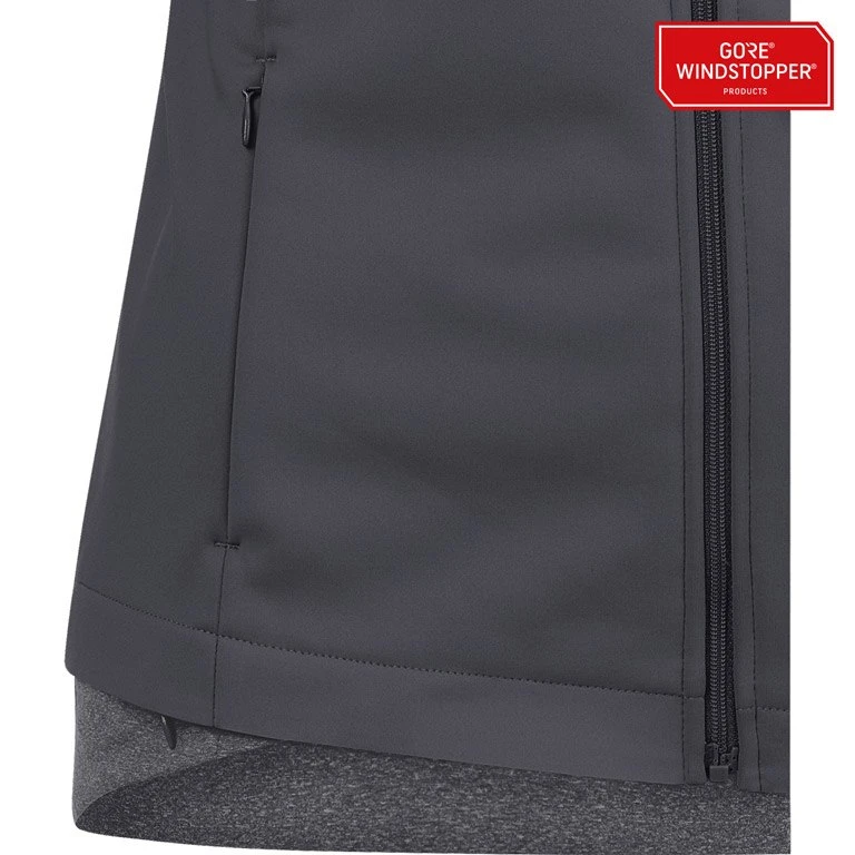 GOREWEAR R3 GORE® WINDSTOPPER® Thermo Women's Hoodie - Terra Grey 0R00 7 GOREWEAR R3 GORE® WINDSTOPPER® Thermo Women's Hoodie - Terra Grey 0R00 - Image 7