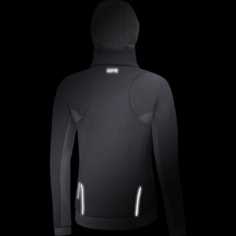 GOREWEAR R3 GORE® WINDSTOPPER® Thermo Women's Hoodie - Terra Grey 0R00 11 GOREWEAR R3 GORE® WINDSTOPPER® Thermo Women's Hoodie - Terra Grey 0R00 - Image 11