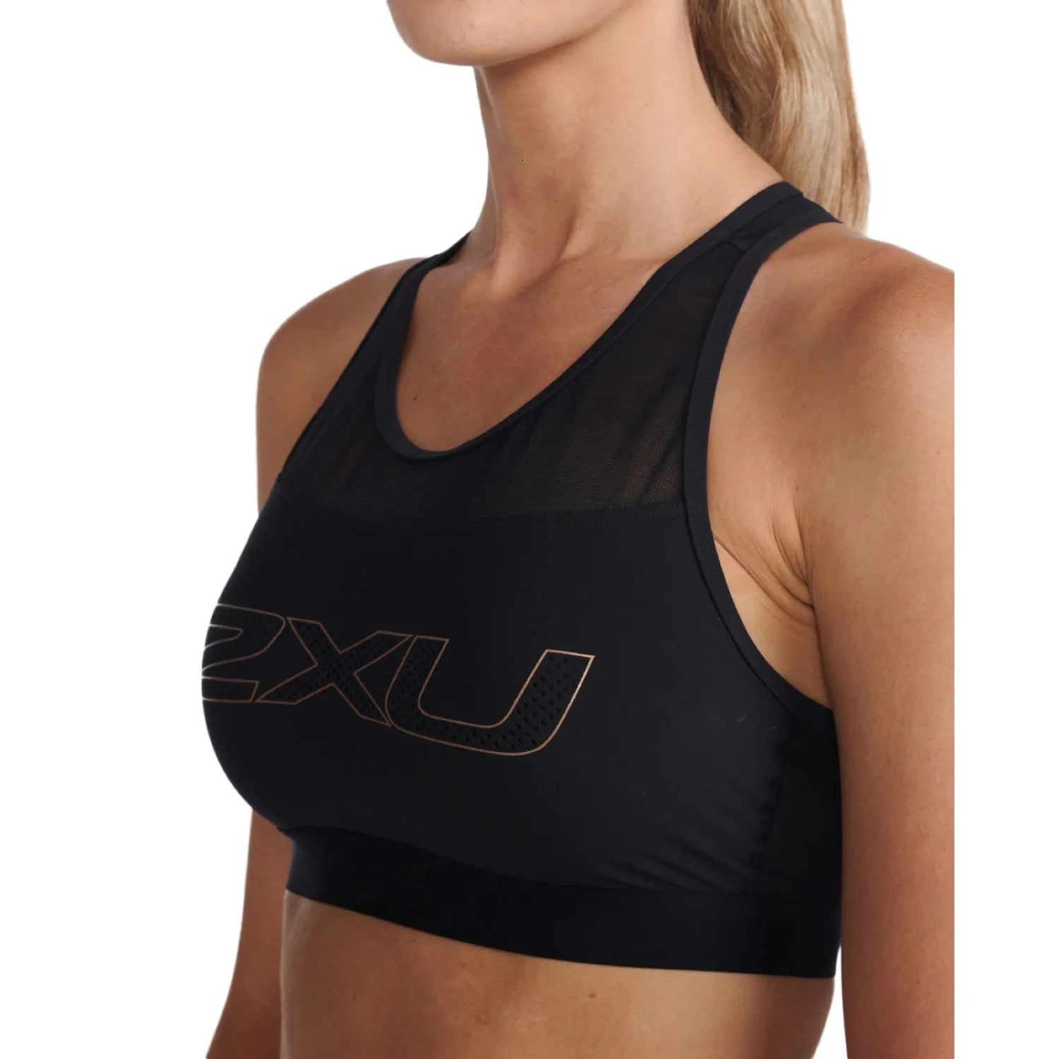 2XU Aero Tri Women's Crop - Black/white 2 2XU Aero Tri Women's Crop - Black/white - Image 2