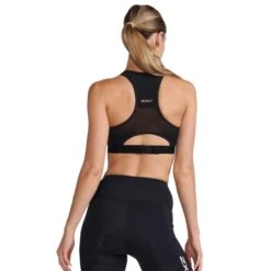 2XU Aero Tri Women's Crop - Black/white 9 2XU Aero Tri Women's Crop - Black/white -RunGear Elite 2xu aero tri crop womens black white 013 1271845