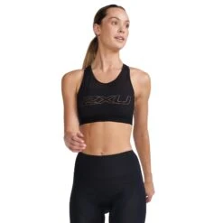 2XU Aero Tri Women's Crop - Black/white 8 2XU Aero Tri Women's Crop - Black/white -RunGear Elite 2xu aero tri crop womens black white 014 1271846