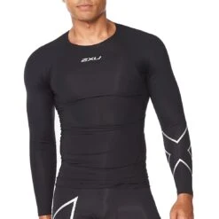 2XU Core Compression Longsleeve - Black/silver