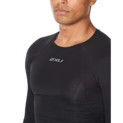 2XU Core Compression Longsleeve - Black/silver -RunGear Elite 2xu core compression longsleeve black silver 3 1043281