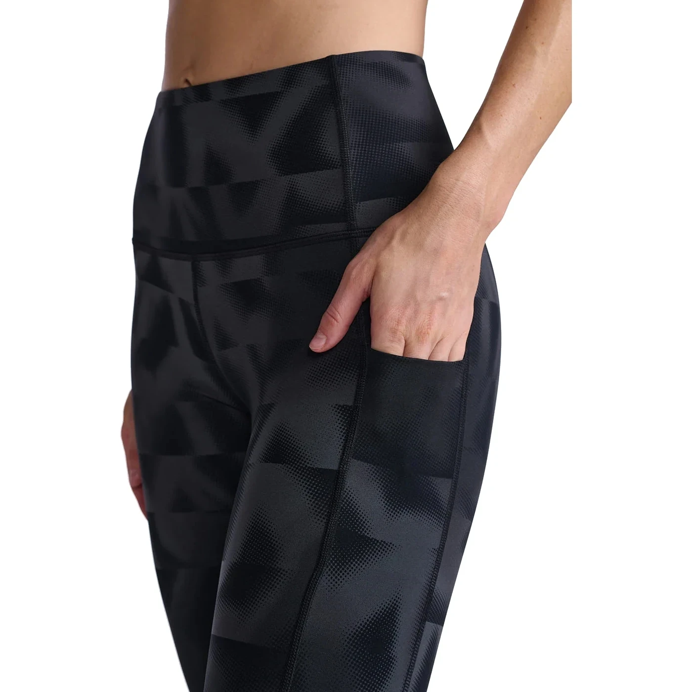 2XU Form Lineup Hi-Rise Compression Tights Women - Halftone Splice/white 5 2XU Form Lineup Hi-Rise Compression Tights Women - Halftone Splice/white - Image 5