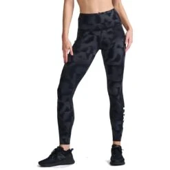 2XU Form Lineup Hi-Rise Compression Tights Women - Halftone Splice/white