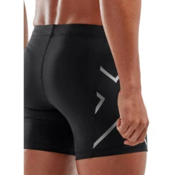 2XU Core Compression 1/2 Shorts - Black/silver -RunGear Elite 2xu herren core compression 1 2 shorts black silver ma4508b blksil 892053