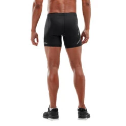 2XU Core Compression 1/2 Shorts - Black/silver -RunGear Elite 2xu herren core compression 1 2 shorts black silver ma4508b blksilver 892052