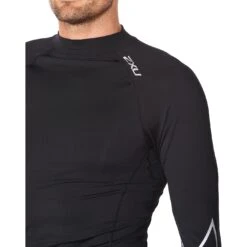 2XU Ignition Compression Longsleeve - Black/silver -RunGear Elite 2xu ignition compression longsleeve black silver 3 1530784