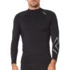 2XU Ignition Compression Longsleeve - Black/silver