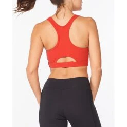 2XU Motion Racerback Crop Womens Sport Bra With Medium Support - High Risk Red/white 7 2XU Motion Racerback Crop Womens Sport Bra With Medium Support - High Risk Red/white -RunGear Elite 2xu motion racerback crop womens sport bra with medium support high risk red white 3 984984