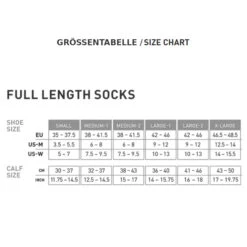 2XU Compression Socks For Recovery - Wide - Black 5 2XU Compression Socks For Recovery - Wide - Black -RunGear Elite 2xu recovery socks size chart n 876356