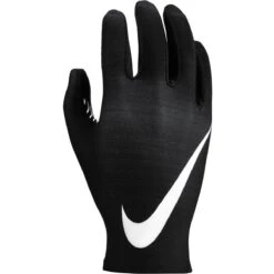 Nike Women's Base Layer Gloves - Black/pure Platinum/pure Platinum 017