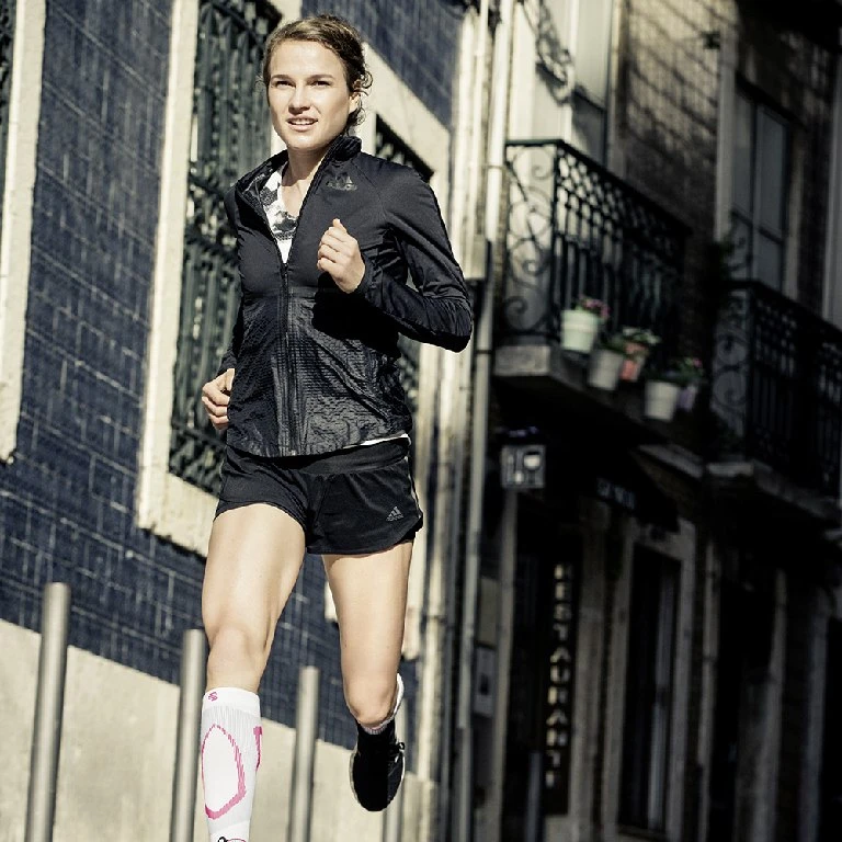 Bauerfeind Run Performance Women's Compression Socks - Pink - XL (46-51 Cm) 10 Bauerfeind Run Performance Women's Compression Socks - Pink - XL (46-51 Cm) - Image 10