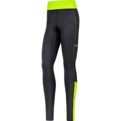 GOREWEAR R3 Women's Thermo Tights - Black/neon Yellow 9908