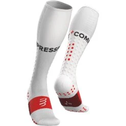 Compressport Full Run Compression Socks - White