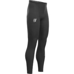 Compressport Run Under Control Full Compression Tights - Black