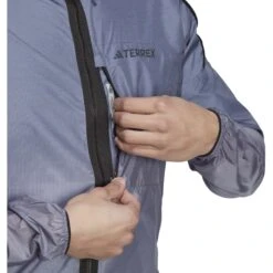 Adidas Agravic Trailrunning Windbreaker Men - Wonder Steel HT9391 -RunGear Elite adidas mens agravic trailrunning windbreaker wonder steel ht9391 4 1416112