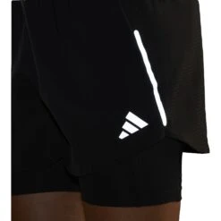 Adidas Designed For Running 2-in-1 Shorts Men - Black HN8023 -RunGear Elite adidas mens designed for running 2 in 1 shorts black hn8023 2 1360195