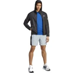 Adidas Own The Run Jacket Men - Black HZ4523 -RunGear Elite adidas mens own the run jacket black hz4523 1 1492402