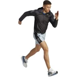 Adidas Own The Run Jacket Men - Black HZ4523 -RunGear Elite adidas mens own the run jacket black hz4523 2 1492401