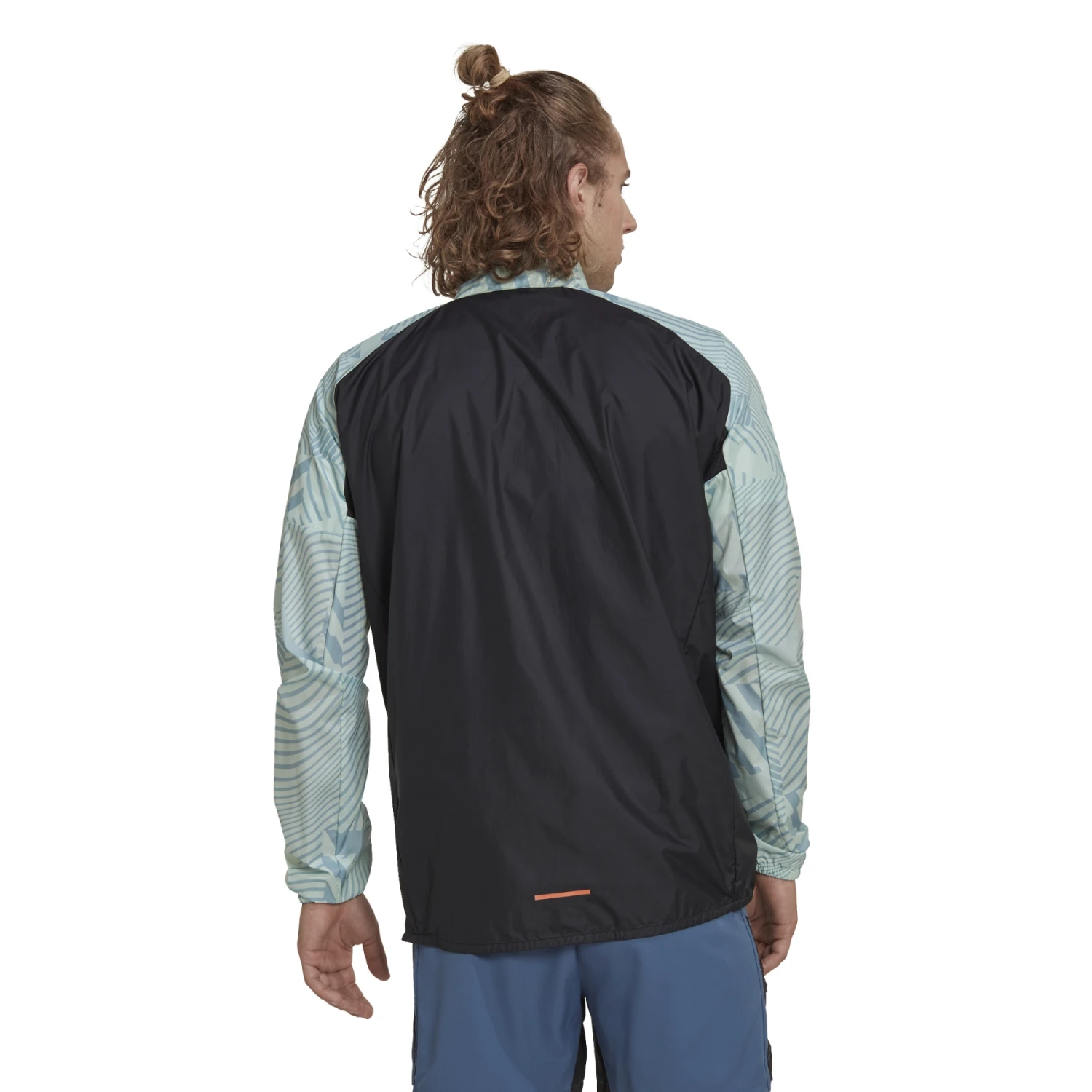 Adidas TERREX Trail Wind Jacket Men - Linen Green/magic Grey HI6199 2 Adidas TERREX Trail Wind Jacket Men - Linen Green/magic Grey HI6199 - Image 2