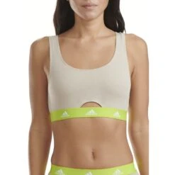 Adidas Sports Underwear Scoop Women's Bralette - 409-beige