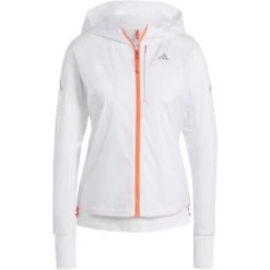 Adidas Fast Running Jacket Women - White HY2517 -RunGear Elite adidas womens fast running jacket white hy2517 3 1354880