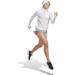 Adidas Fast Running Jacket Women - White HY2517 -RunGear Elite adidas womens fast running jacket white hy2517 6 1354877