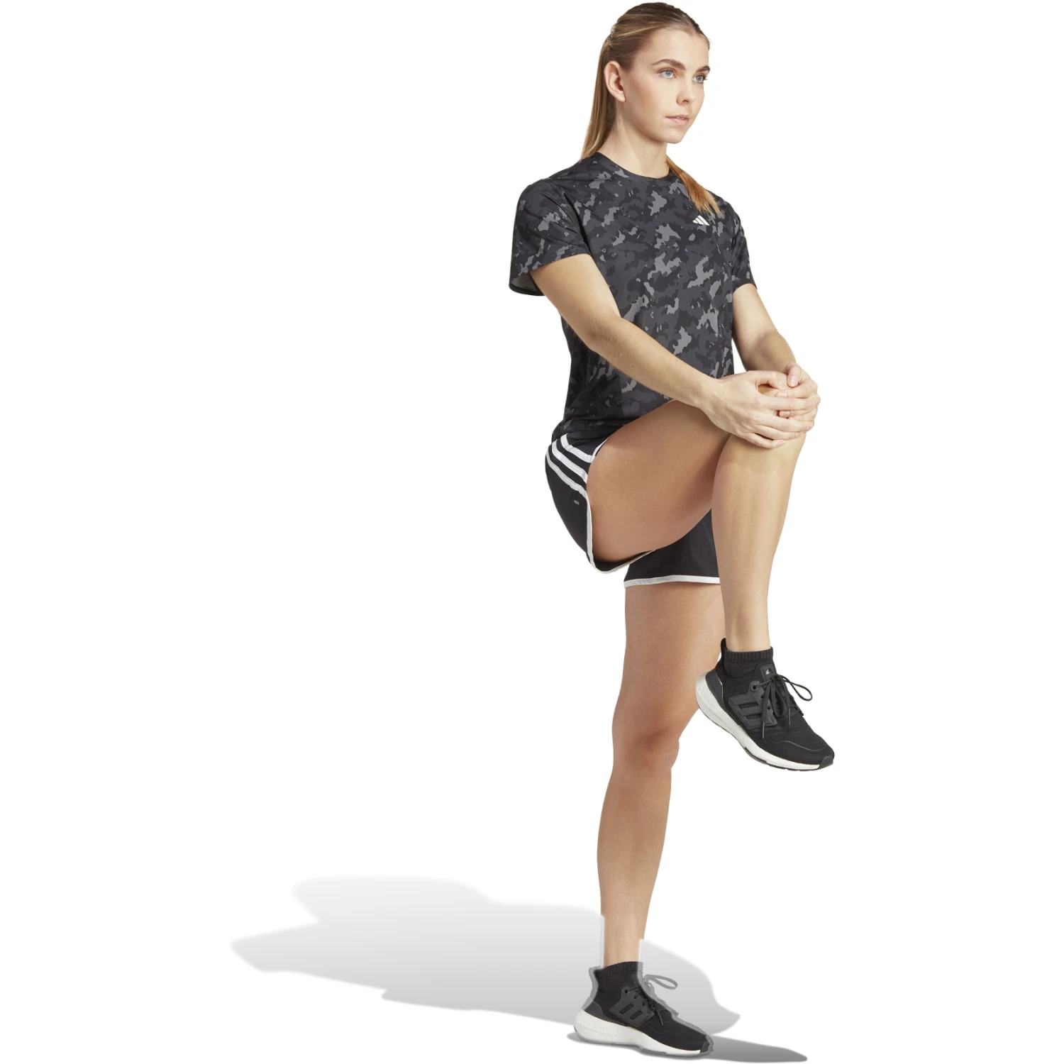 Adidas Marathon 20 Running Shorts Women - Black/white IC5184 7 Adidas Marathon 20 Running Shorts Women - Black/white IC5184 - Image 7