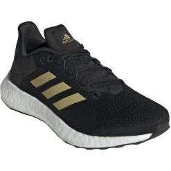Adidas Pureboost 21 Running Shoes Women - Core Black/gold Metal/grey Six GZ3004 -RunGear Elite adidas womens pureboost 21 shoes gz3004 6 1092178