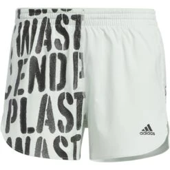 Adidas Run Fast Inner Briefs Running Shorts Women - Linen Green HA4293