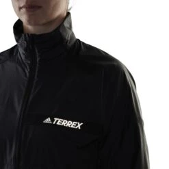Adidas TERREX Multi Windbreaker Women - Black H53410 -RunGear Elite adidas womens terrex multi windbreaker black h53410 1 1095620