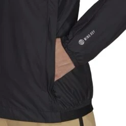 Adidas TERREX Multi Windbreaker Women - Black H53410 -RunGear Elite adidas womens terrex multi windbreaker black h53410 2 1095619