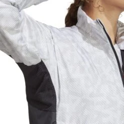 Adidas TERREX Trail Wind Jacket Women - White/grey Two HZ1319 -RunGear Elite adidas womens terrex trail wind jacket white grey two hz1319 2 1422756