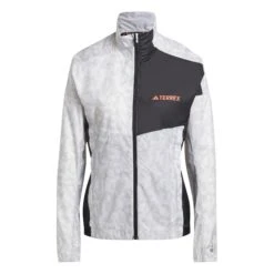 Adidas TERREX Trail Wind Jacket Women - White/grey Two HZ1319 -RunGear Elite adidas womens terrex trail wind jacket white grey two hz1319 5 1422753