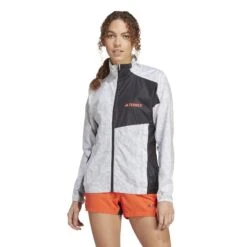 Adidas TERREX Trail Wind Jacket Women - White/grey Two HZ1319