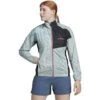 Adidas TERREX Trail Wind Jacket Women - Linen Green/magic Grey HF9294