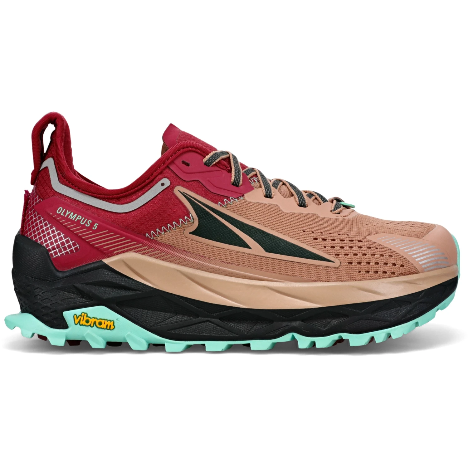 Altra Olympus 5 Trail Running Shoes Women - Brown/Red 1 Altra Olympus 5 Trail Running Shoes Women - Brown/Red