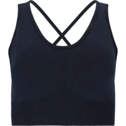 Athlecia Balance Seamless Sports Bra Women - Dark Sapphire -RunGear Elite athlecia balance w seamless bra dark sapphire 3 1265597