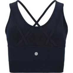 Athlecia Balance Seamless Sports Bra Women - Dark Sapphire -RunGear Elite athlecia balance w seamless bra dark sapphire 4 1265598