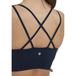Athlecia Balance Seamless Sports Bra Women - Dark Sapphire -RunGear Elite athlecia balance w seamless bra dark sapphire b1 1439163