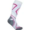 Bauerfeind Run Performance Women's Compression Socks - White-pink - L (41-46 Cm)