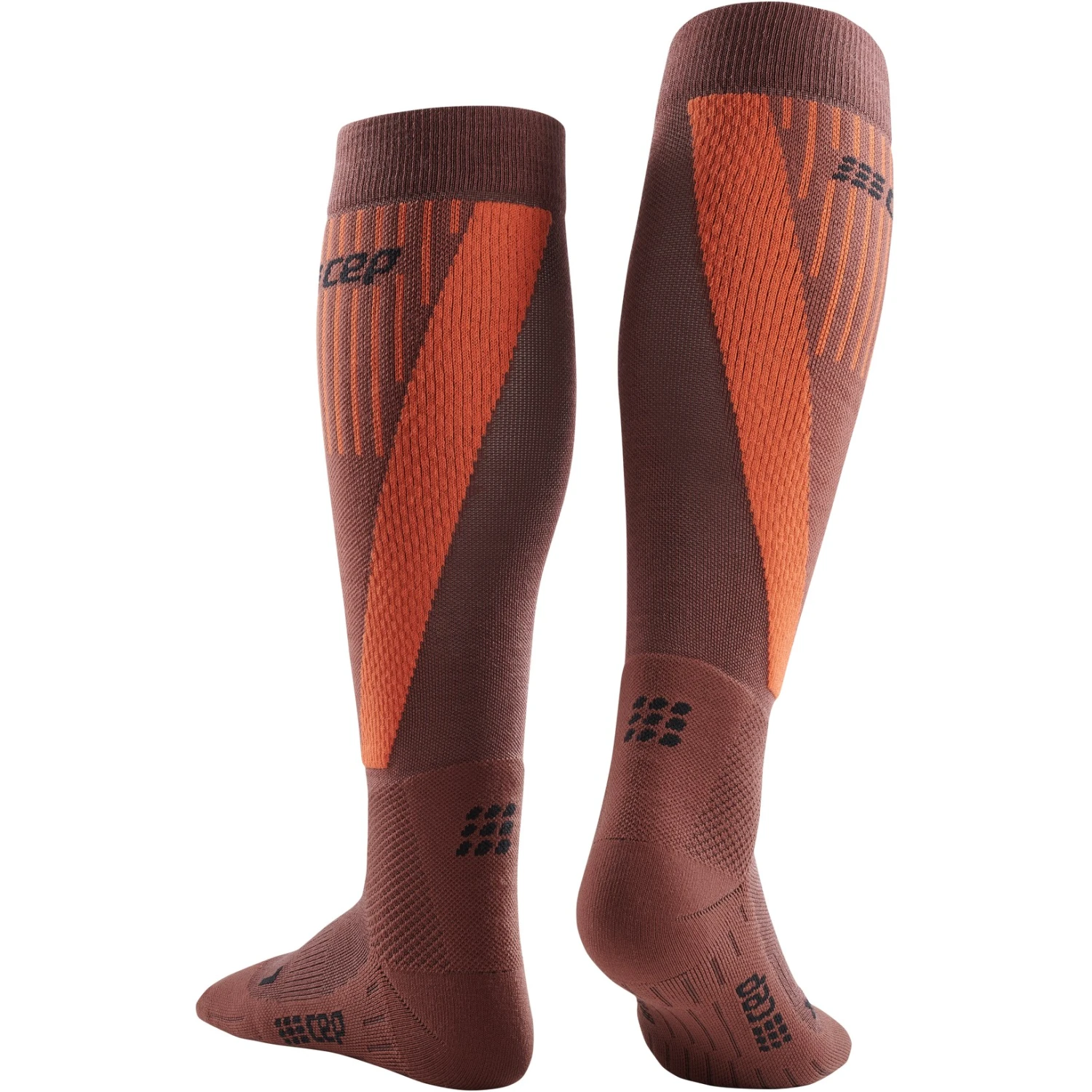 CEP Ski Touring Compression Socks Women - Dark Orange 2 CEP Ski Touring Compression Socks Women - Dark Orange - Image 2