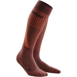 CEP Ski Touring Compression Socks Women - Dark Orange