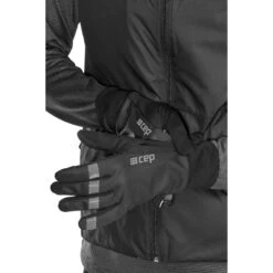 CEP Cold Weather Gloves V2 - Black -RunGear Elite cep cold weather gloves v2 black 24 1542263