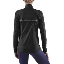 CEP Cold Weather Windbreaker Jacket Women - Black -RunGear Elite cep cold weather windbreaker jacket women black 1 1555729